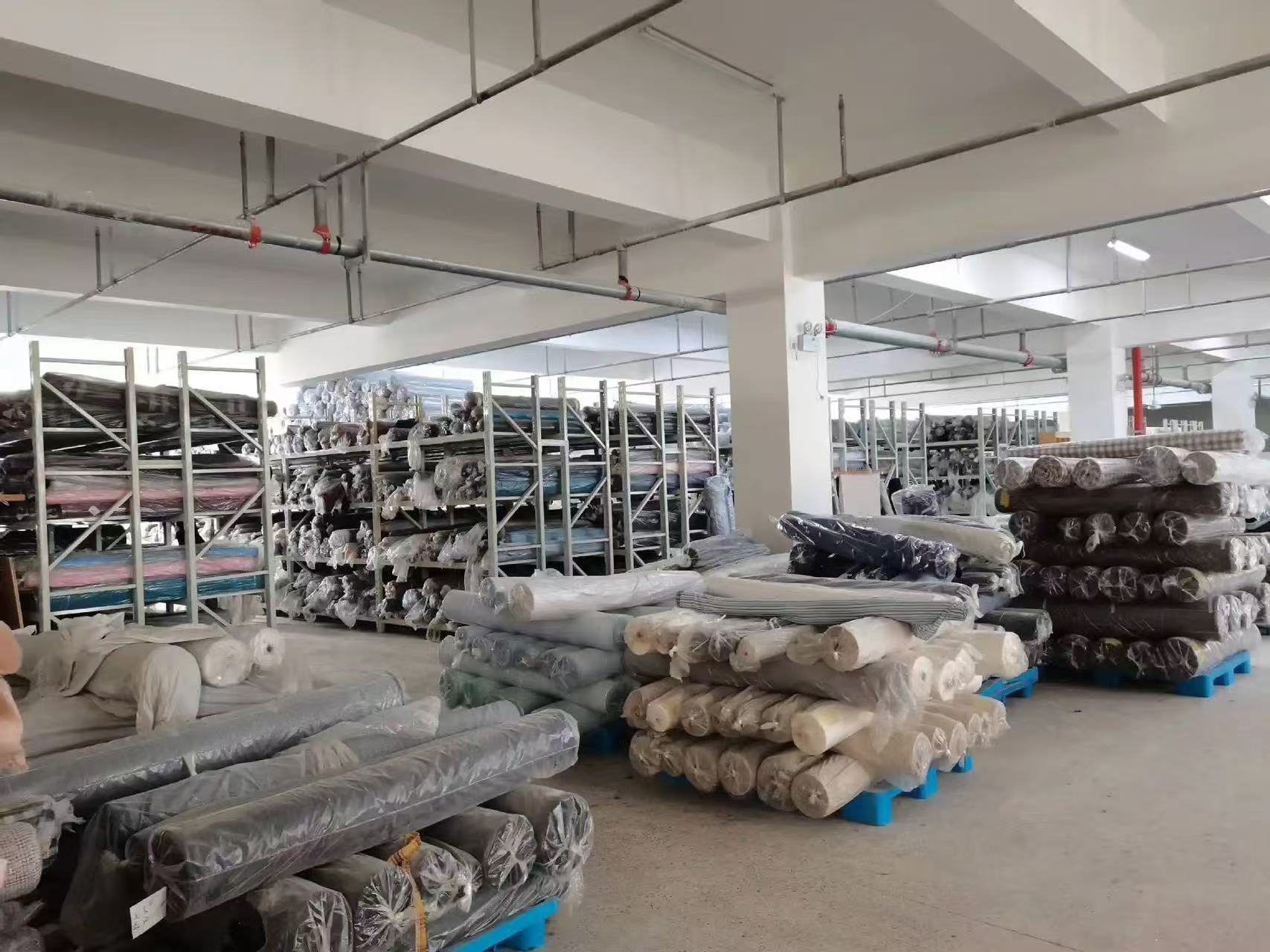 Bedding fabric warehouse