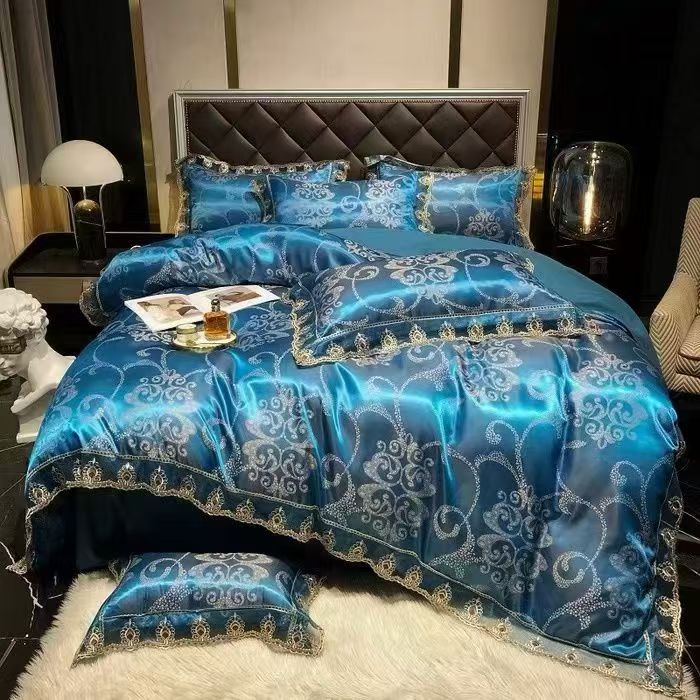 european jacquard 4 piece bedding set — style 04 for wholesale sourcing