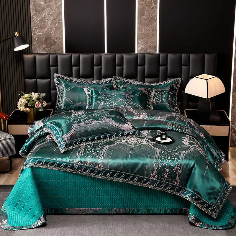 european jacquard 4 piece bedding set — style 08 for wholesale sourcing
