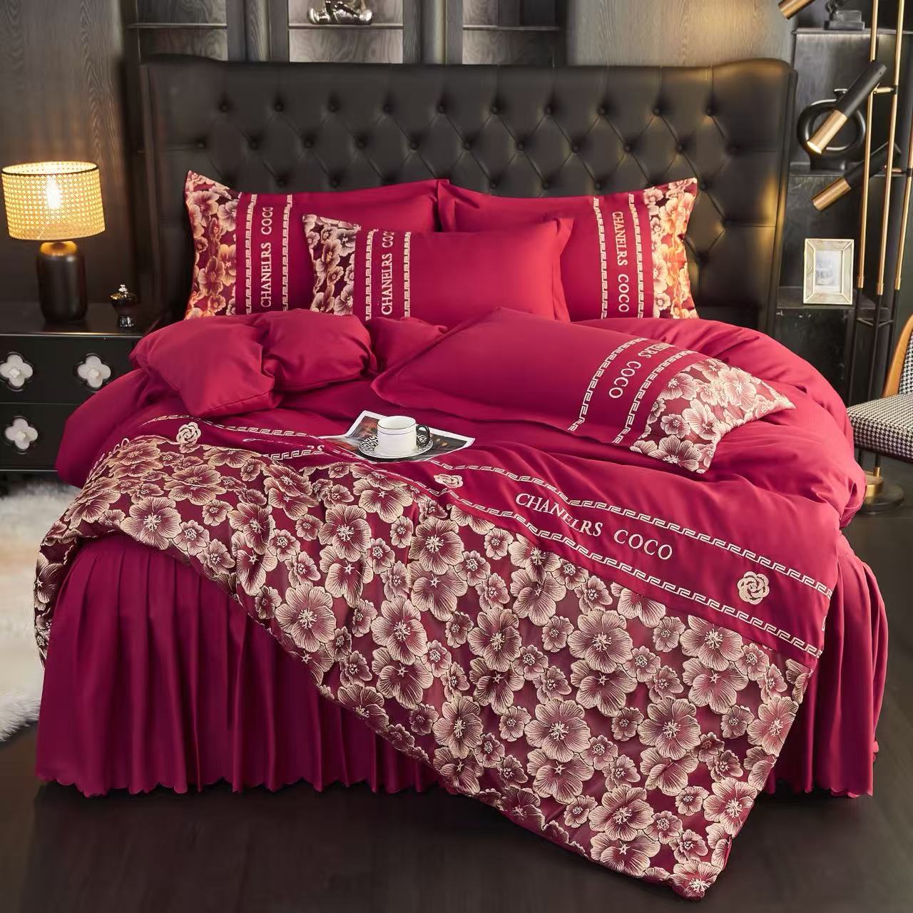 Ready stock European bedding set