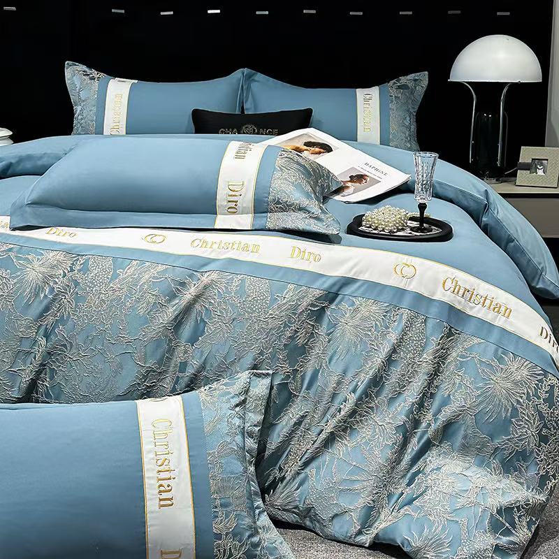 european jacquard 4 piece bedding set — style 20 for wholesale sourcing