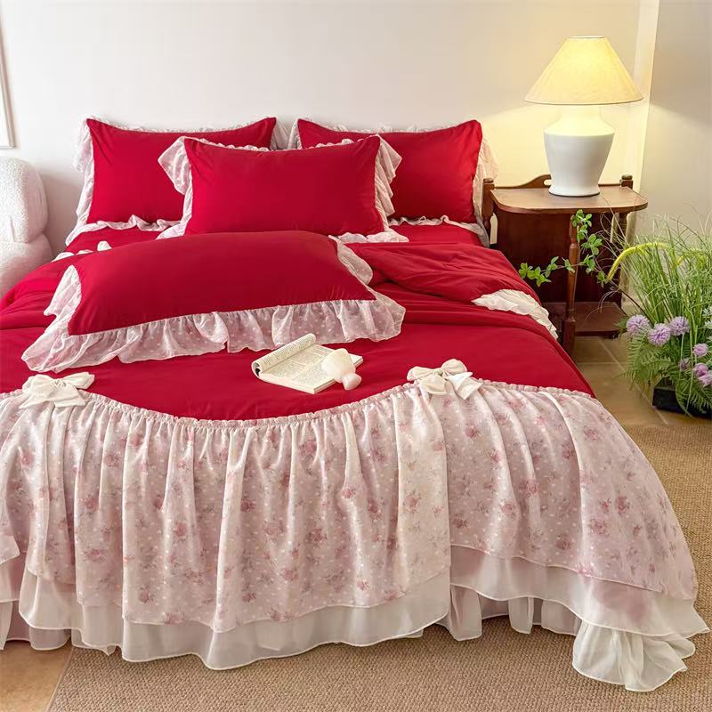 cotton 4 piece bedding set — style 04 for wholesale sourcing