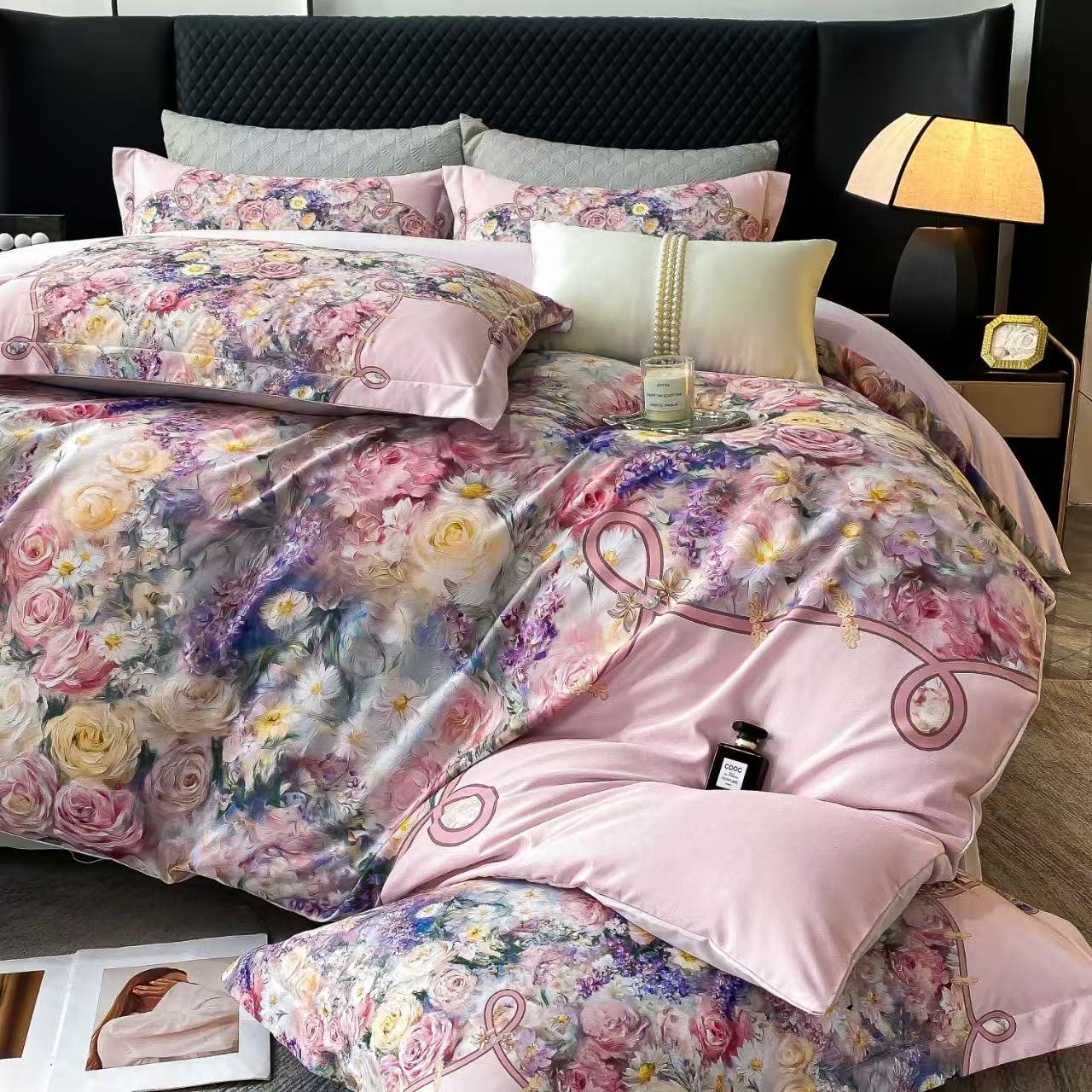 cotton 4 piece bedding set — style 09 for wholesale sourcing