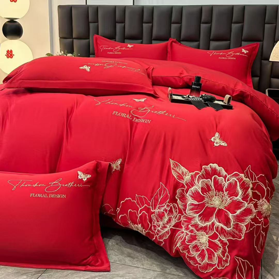 cotton 4 piece bedding set — style 12 for wholesale sourcing